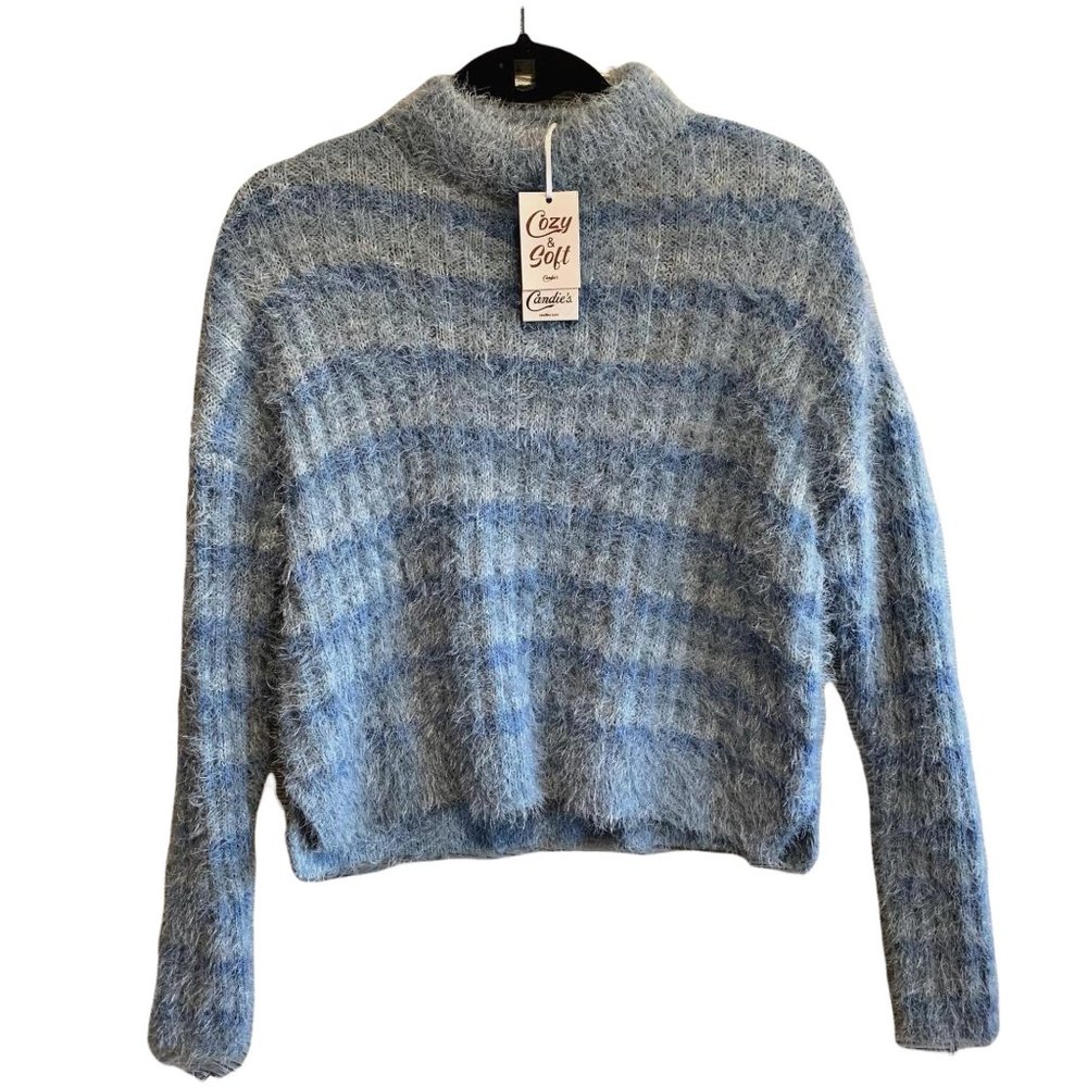 NWT Candie's Eyelash Striped Sweater L